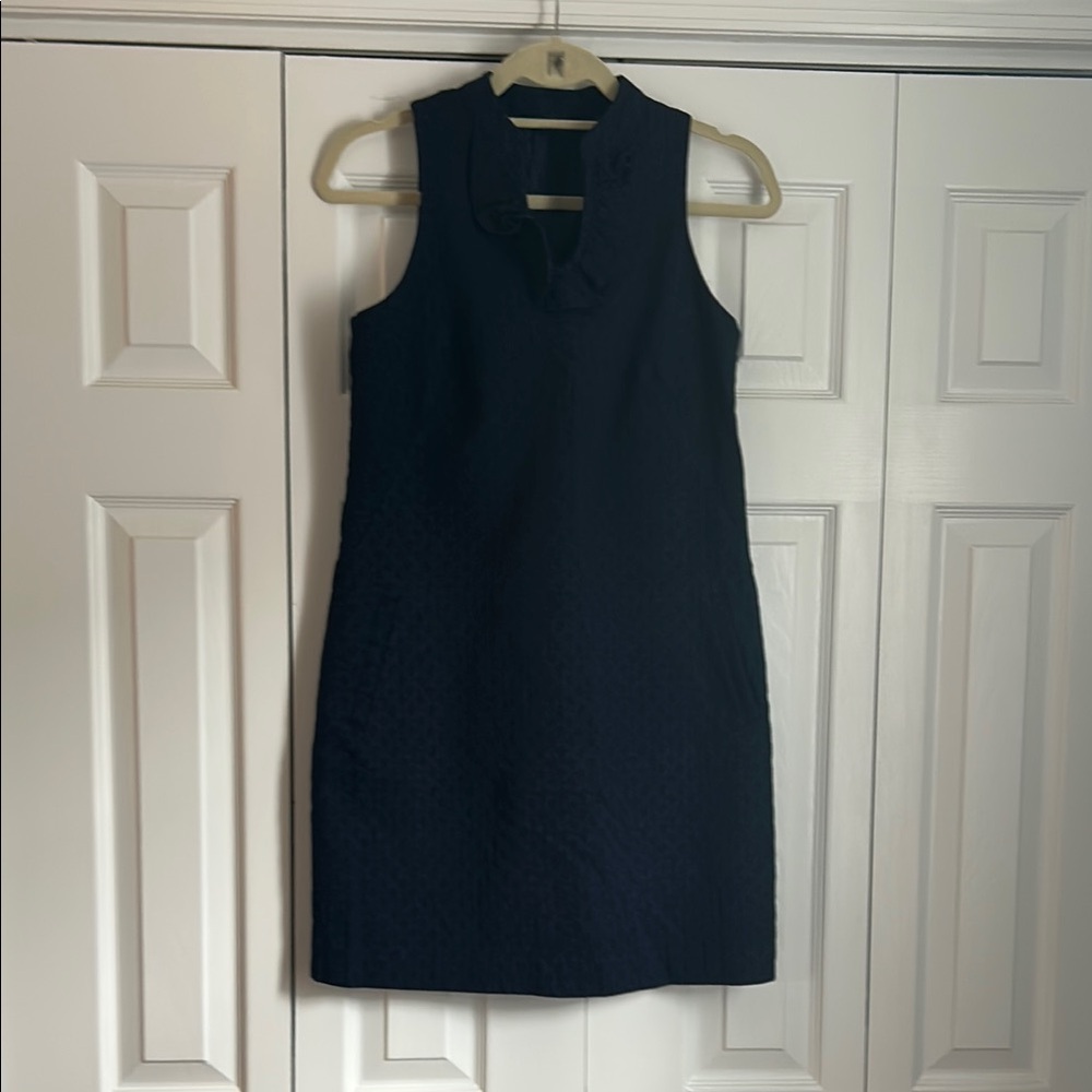 Tommy Hilfiger Navy Sleeveless Sheath Dress